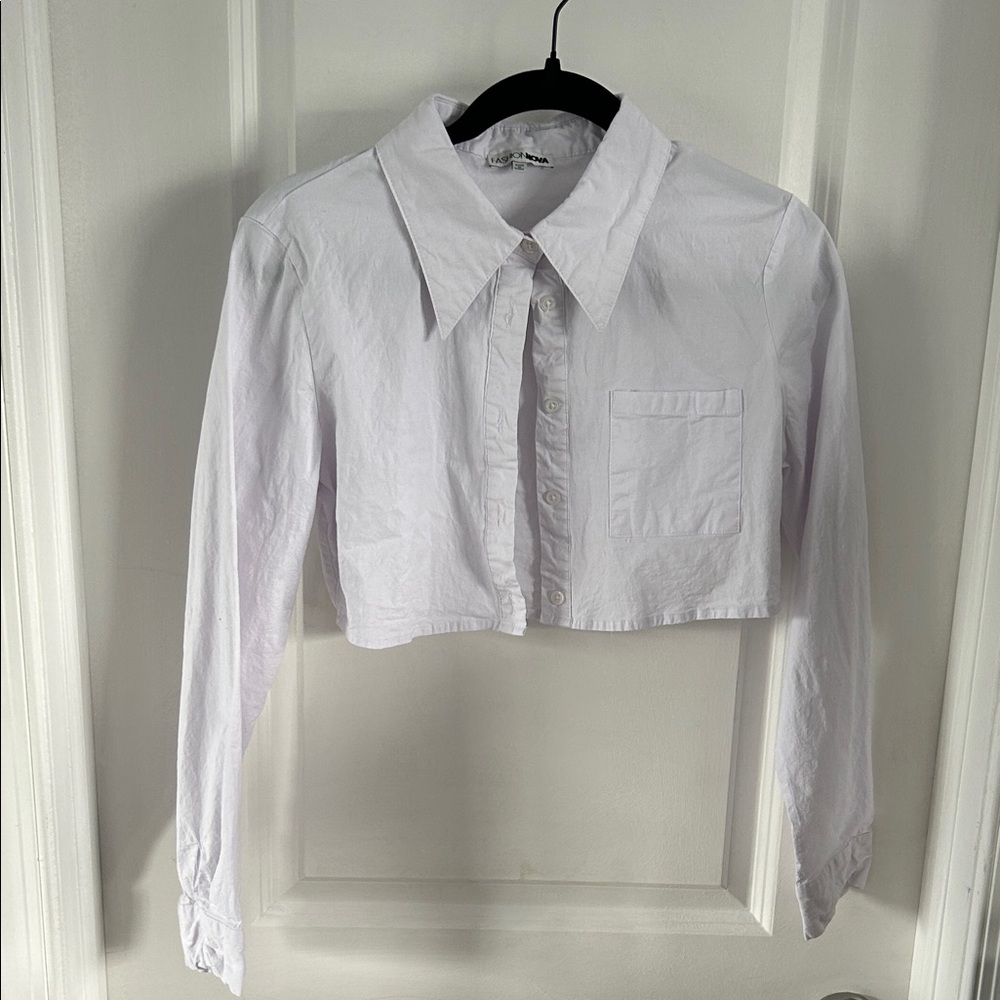 Fashion Nova Classic White Shirt
